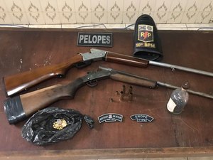 Homem é preso com duas espingardas após efetuar disparos no agreste