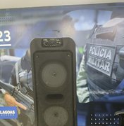 Aparelho de som é apreendido por perturbação de sossego em Colônia Leopoldina