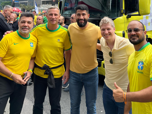 Fabio Costa celebra o sucesso da manifestação na Paulista, em prol da democracia e liberdade