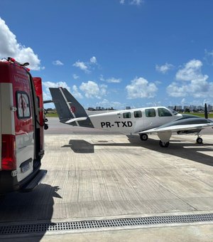 Recém-nascido é transferido de Alagoas para Pernambuco para cirurgia cardíaca