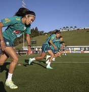 Seleção Brasileira Feminina realiza primeiro treino com grupo completo na Granja Comary