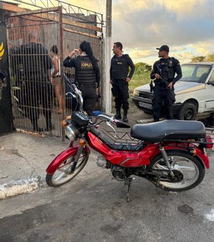 Suspeito de crime de receptação de motocicleta é preso em Maceió