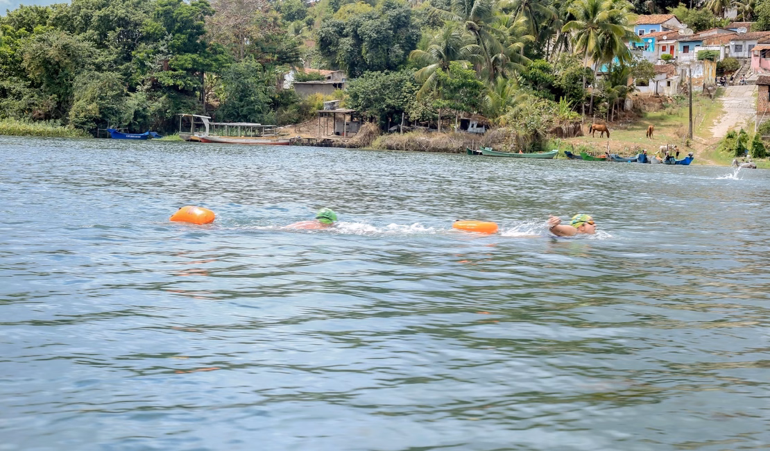 Penedenses são destaque na etapa do campeonato alagoano de Águas Abertas no rio São Francisco