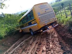 Prefeitura de Palmeira alerta para o perigo nas estradas vicinais devido às chuvas