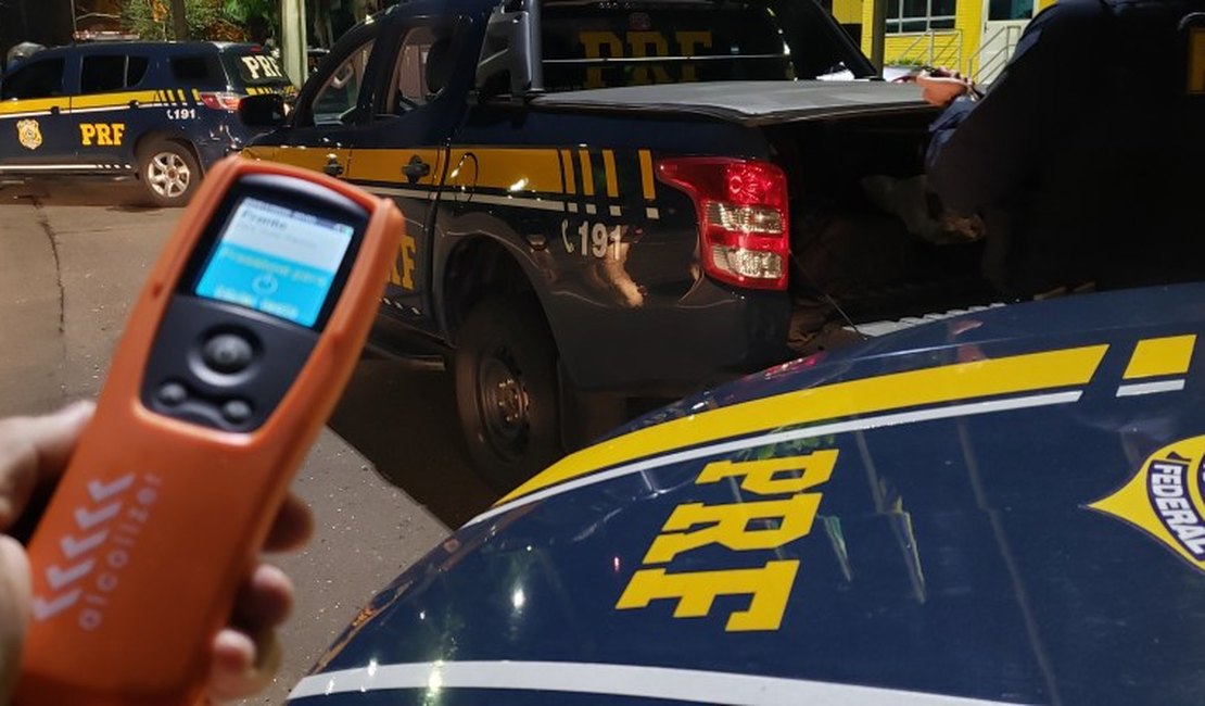 PRF prende condutor por embriaguez ao volante no sertão de Alagoas