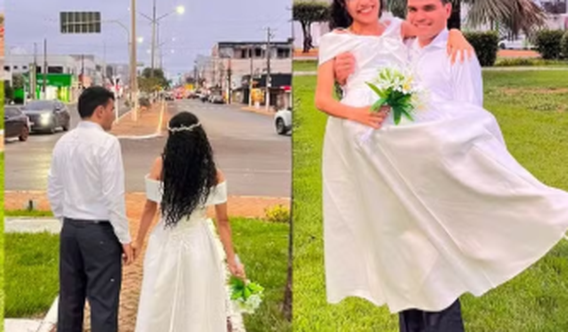 [Vídeo] Fotógrafo surpreende casal que tiravam fotos com celular na rua