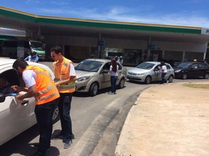 Motoristas recebem orientação sobre fiscalização eletrônica