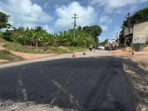 DER/AL requalifica rodovia AL 101 Norte em Maragogi