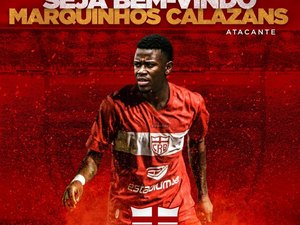 CRB confirma contratação de atacante Calazans