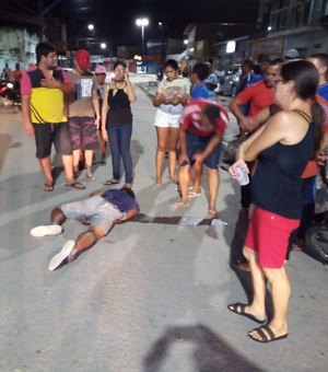 [Vídeo] Jovem com sinais de embriaguez sofre acidente em Matriz de Camaragibe