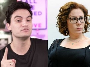 Felipe Neto faz ameaça e Carla Zambelli afirma: 'Não vai me intimidar'