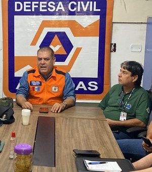 Defesa Civil reúne órgãos estaduais e federais para coordenar ações diante das fortes chuvas em AL