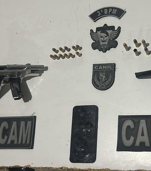 Suspeito de tentar matar homem é preso com armas e munições em pousada de Arapiraca