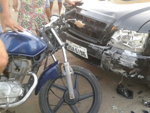 Embriagado e de moto, homem sofre acidente em Arapiraca