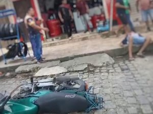 [ Vídeo] Motoqueiro sofre tentativa de homicídio após briga de trânsito