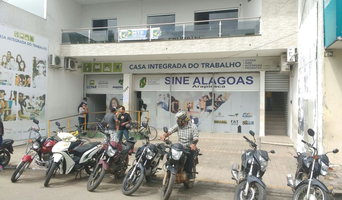 Sine Arapiraca oferece mais de 20 opções de vagas de emprego para esta sexta (06)