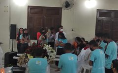 Jovens participaram ativamente da festa cristã