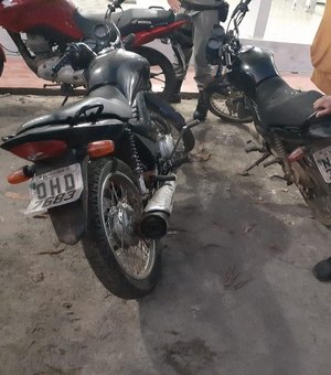 PM recupera em motos roubadas com rastreamento em Lagoa da Canoa