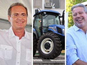Renans e Dantas ‘espelham’ modelo de Arthur Lira e distribuem máquinas agrícolas a prefeitos