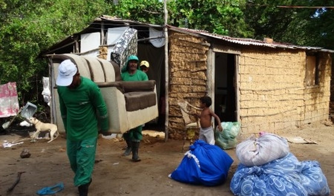Prefeitura de Maragogi não tem como abrigar famílias despejadas de áreas de mangue