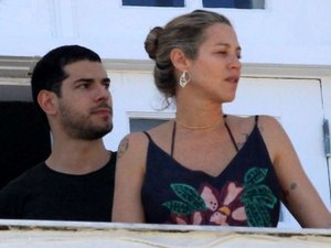 Luana Piovani é vista com Lucas Bitencourt após revelar identidade do namorado