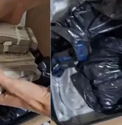 PF apreende R$ 287 mil em dinheiro vivo dentro de sacos de lixo na casa de servidor do INSS