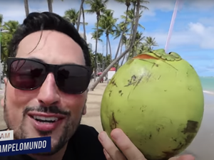 [Vídeo] Youtuber Lucas Estevam viaja para Maceió e grava vlog sobre a Capital Mais Bonita do Brasil