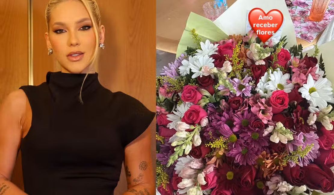 Solteira, Virginia Fonseca recebe flores e agita web ao esconder quem enviou presente