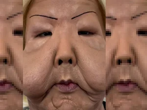 Juju do Pix vai colocar silicone após remover óleo mineral do rosto