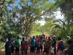 Indígenas Pankararu fazem ocupação em terras de usina no município de Penedo