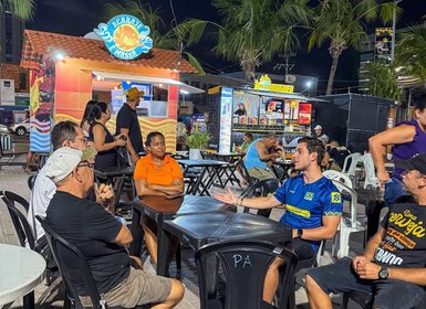 Caio Bebeto se reúne com comerciantes do Food Park Pajuçara para reforçar apoio ao setor