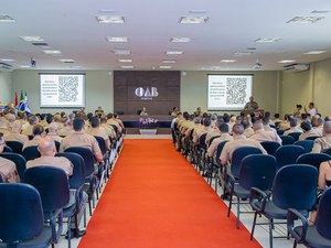 Polícia Militar de AL realiza aula inaugural do Curso de Aperfeiçoamento de Praças