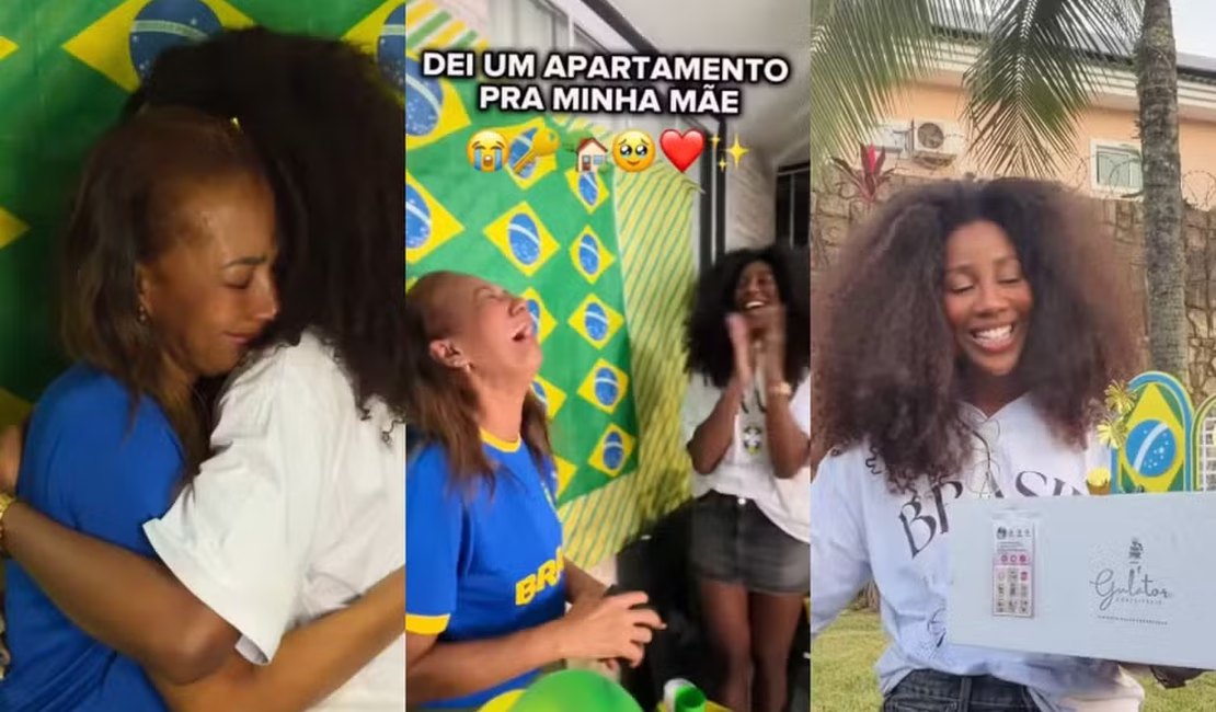 Camilla de Lucas dá apartamento para a mãe e emociona internautas