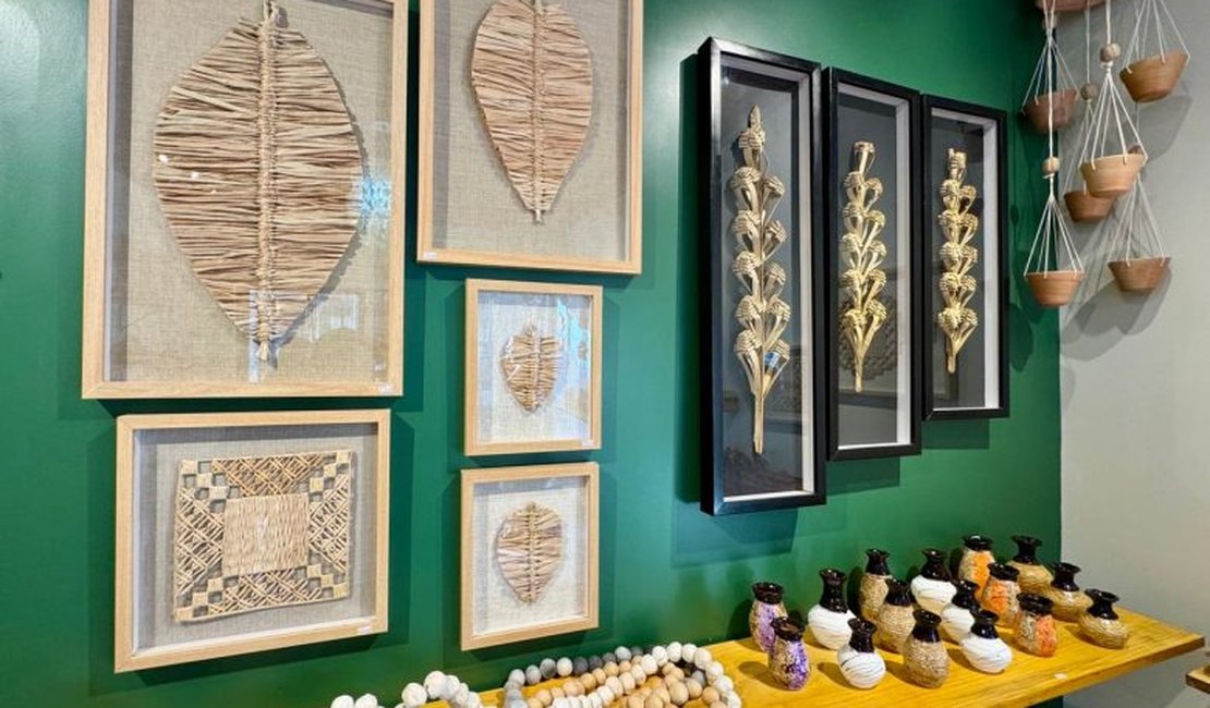 Nova loja de artesanato aposta em peças exclusivas e valoriza artesãs de Maragogi