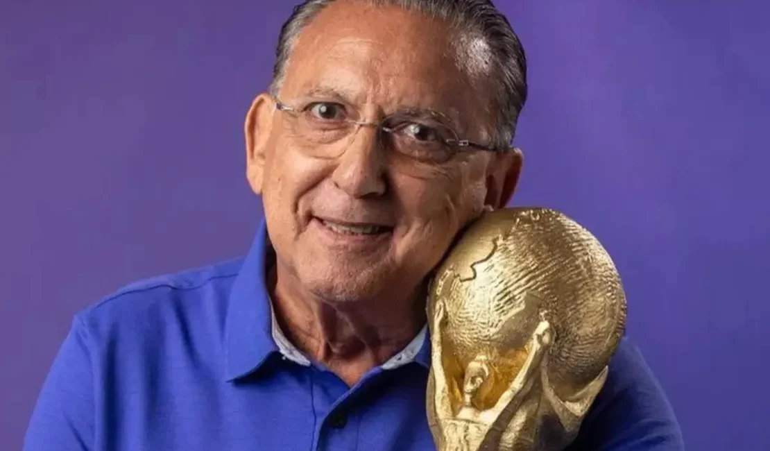 Galvão Bueno quebra recorde de narrações em Copas e entra para o Guinness