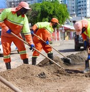 Rua Soldado Eduardo dos Santos, na Jatiúca, recebe melhorias de infraestrutura