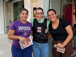 Júlia Nunes reforça defesa das mulheres durante agenda no Sertão