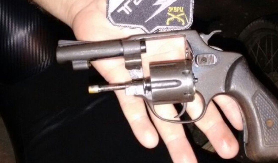 Força Tática do 3° BPM retira mais uma arma de circulação em Arapiraca