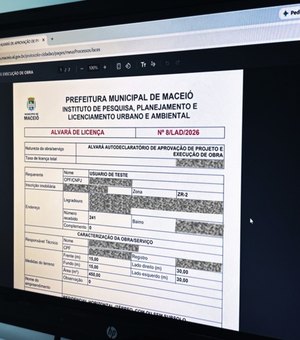 Alvarás de licenciamento autodeclaratório de obras podem ser emitidos em Maceió