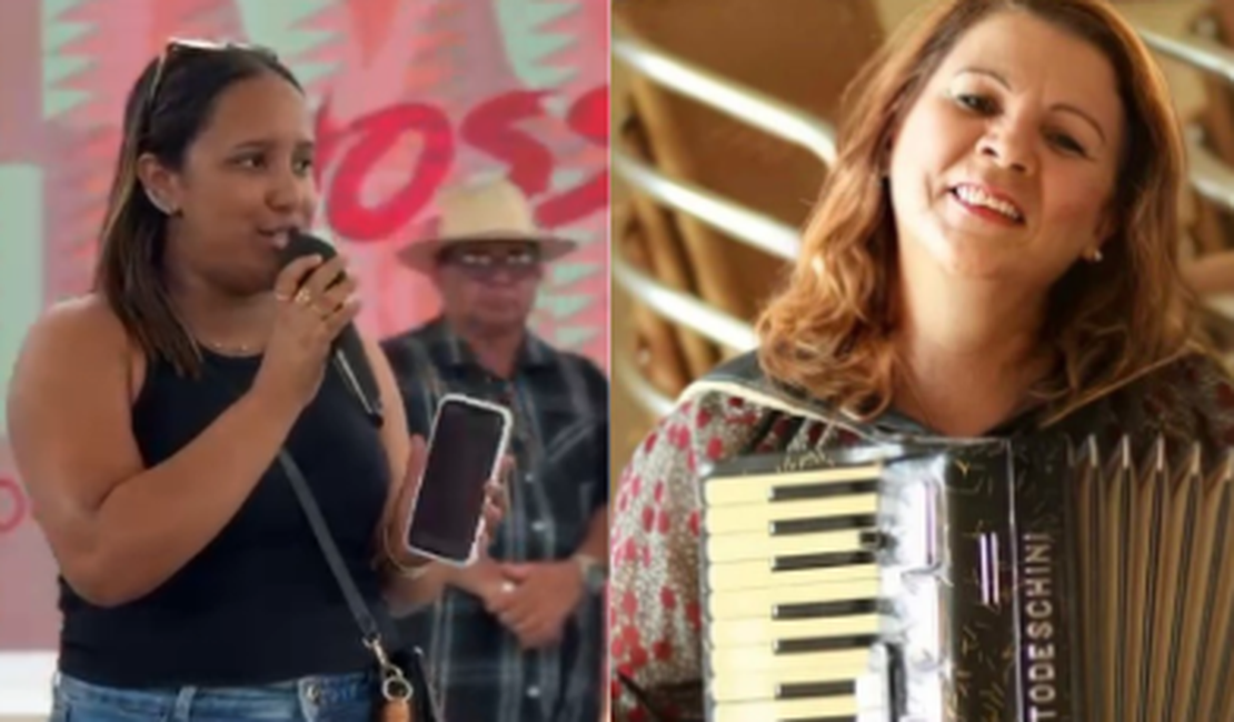 [Vídeo] Cordelista homenageia Ditinha do Acordeon no encerramento do Mês da Mulher em Arapiraca