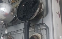Bombeiros conteram as chamas em uma residência em Maragogi