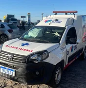 Ambulância de Campo Alegre sofre colisão a caminho de hospital em Arapiraca