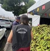 Milho apresenta ampla variação de preços em pesquisa junina do Procon Maceió