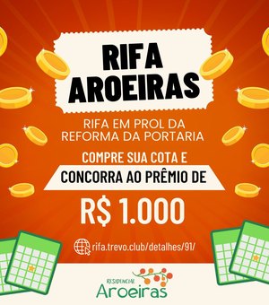 Rifa Solidária arrecada fundos para a reforma da portaria do Residencial Aroeiras em Arapiraca