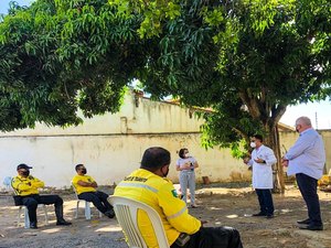 Agentes da SMTT passam por curso de biossegurança sobre a Covid-19
