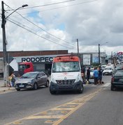 Motociclista sofre acidente na Avenida Lamenha Filho, em Arapiraca