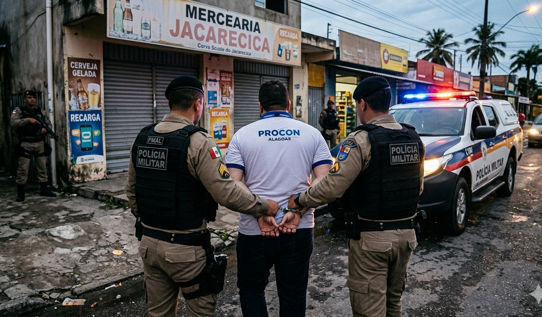 Funcionário do Procon é detido por tentar extorquir R$ 2,5 mil de lojista em Maceió