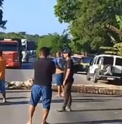 Trecho da BR-101 é liberado após protesto de indígenas Wassu Cocal
