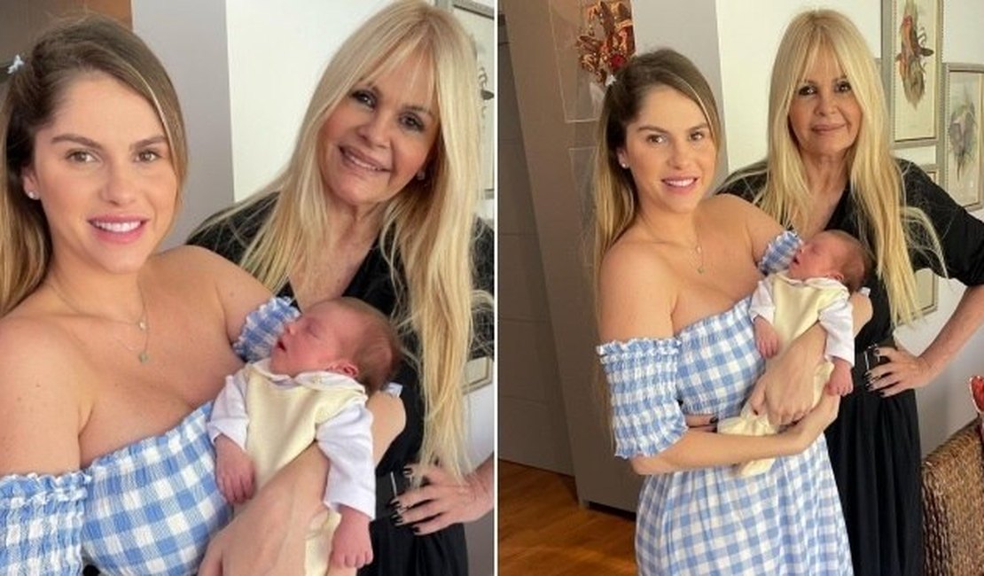 Bárbara e Monique Evans deixam seguidores encantados ao posar com a pequena Ayla: 'Três gerações'