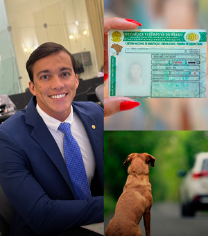 Leonam comemora aprovação de projeto que prevê cassação da CNH por abandono de animais